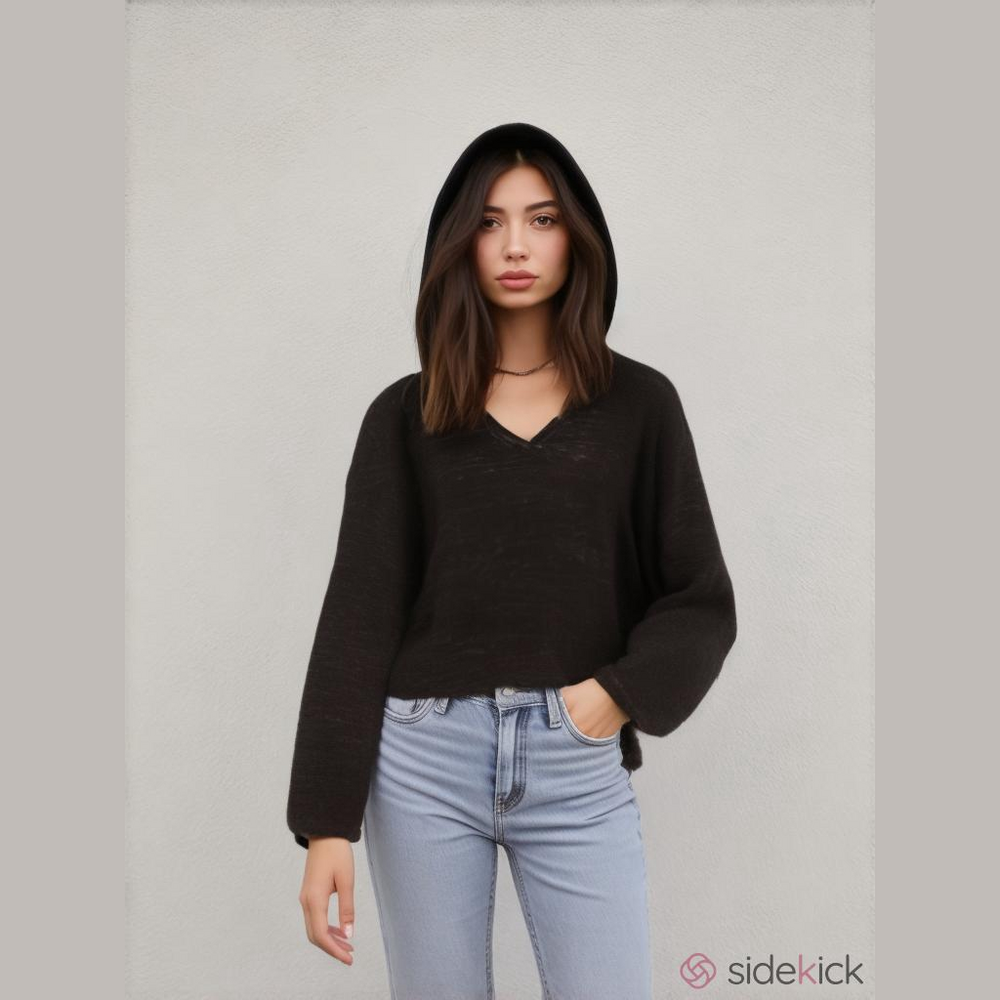 Sonoma Women’s Black Knit Sweater Med